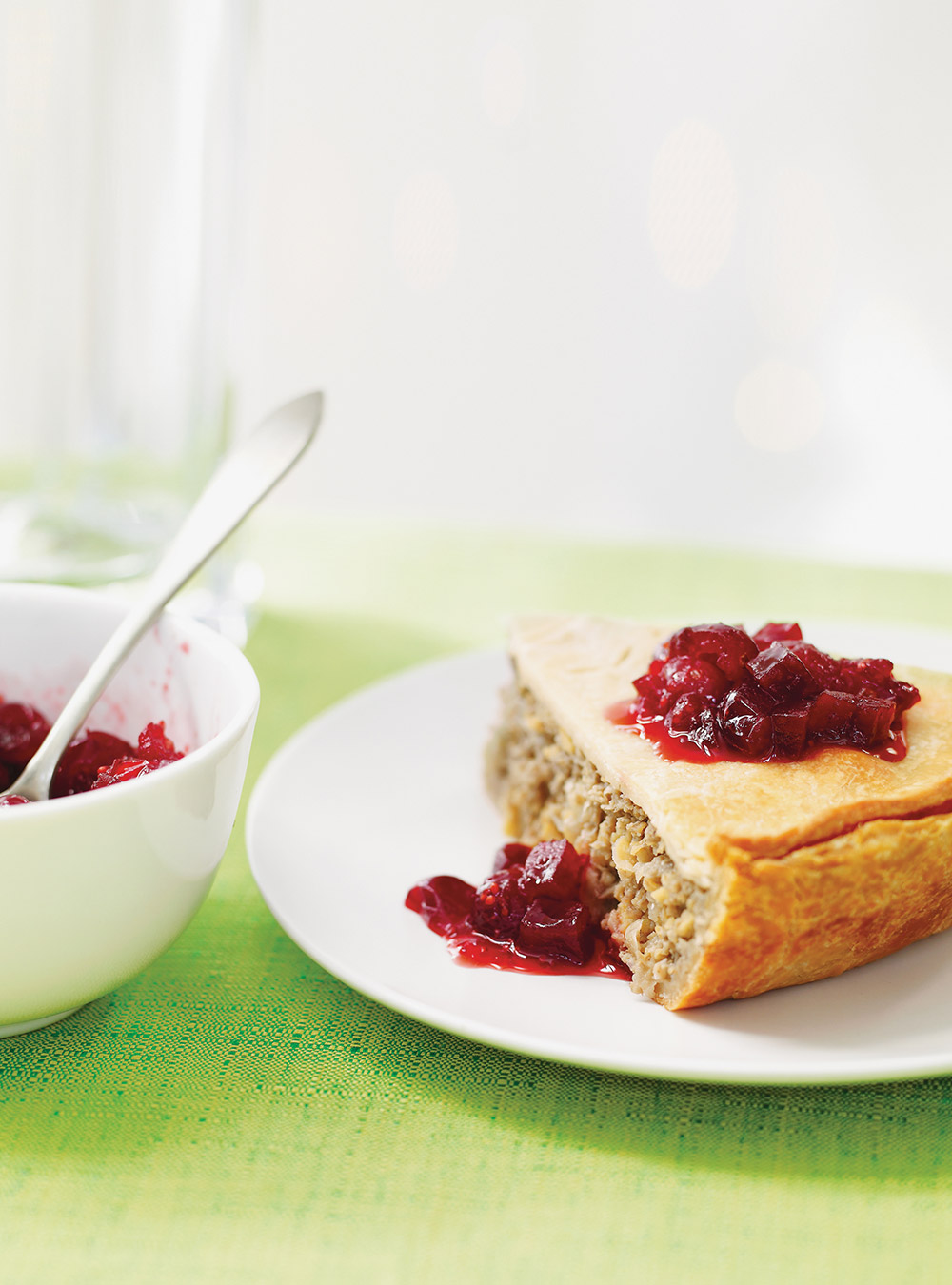 Tourtière sans viande aux pois chiches et aux champignons
