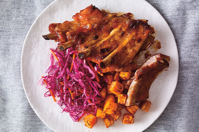 Côtes levées au miso et à l’érable