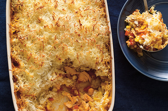 Pâté chinois au saumon
