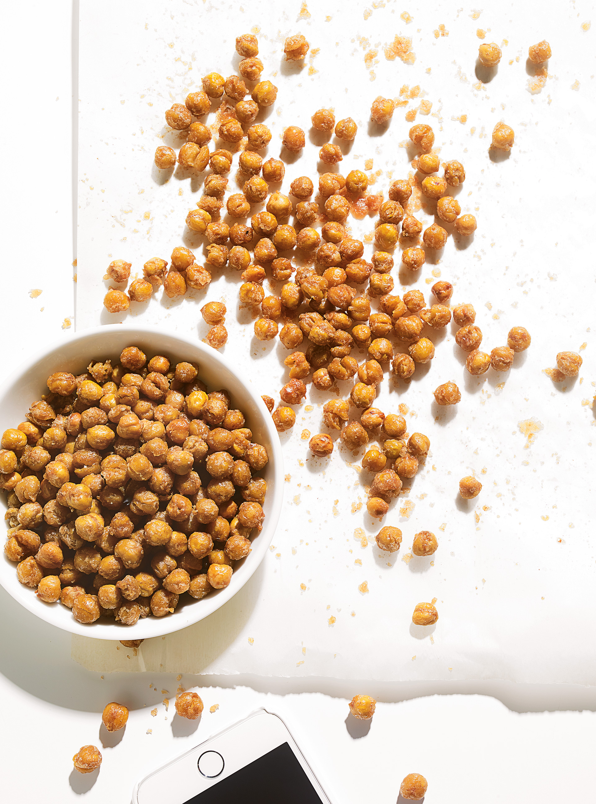 Pois chiches croquants cannelle-érable